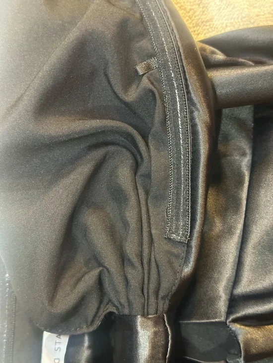 NWOT SIZE L Altar'd State Black Strapless Bow Cutout Skater Dress - Picture 8 of 11